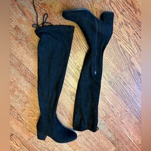 Dream Pairs Black Over-the-Knee Boots